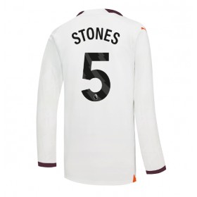 Manchester City John Stones #5 Borta Kläder 2023-24 Långärmad